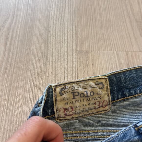 Men's Polo Ralph Lauren Authentic Dungarees Medium Wash Denim Jeans Sz 32 x 30 - Picture 4 of 6